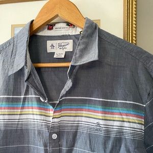 Penguin Short Sleeved Button Down